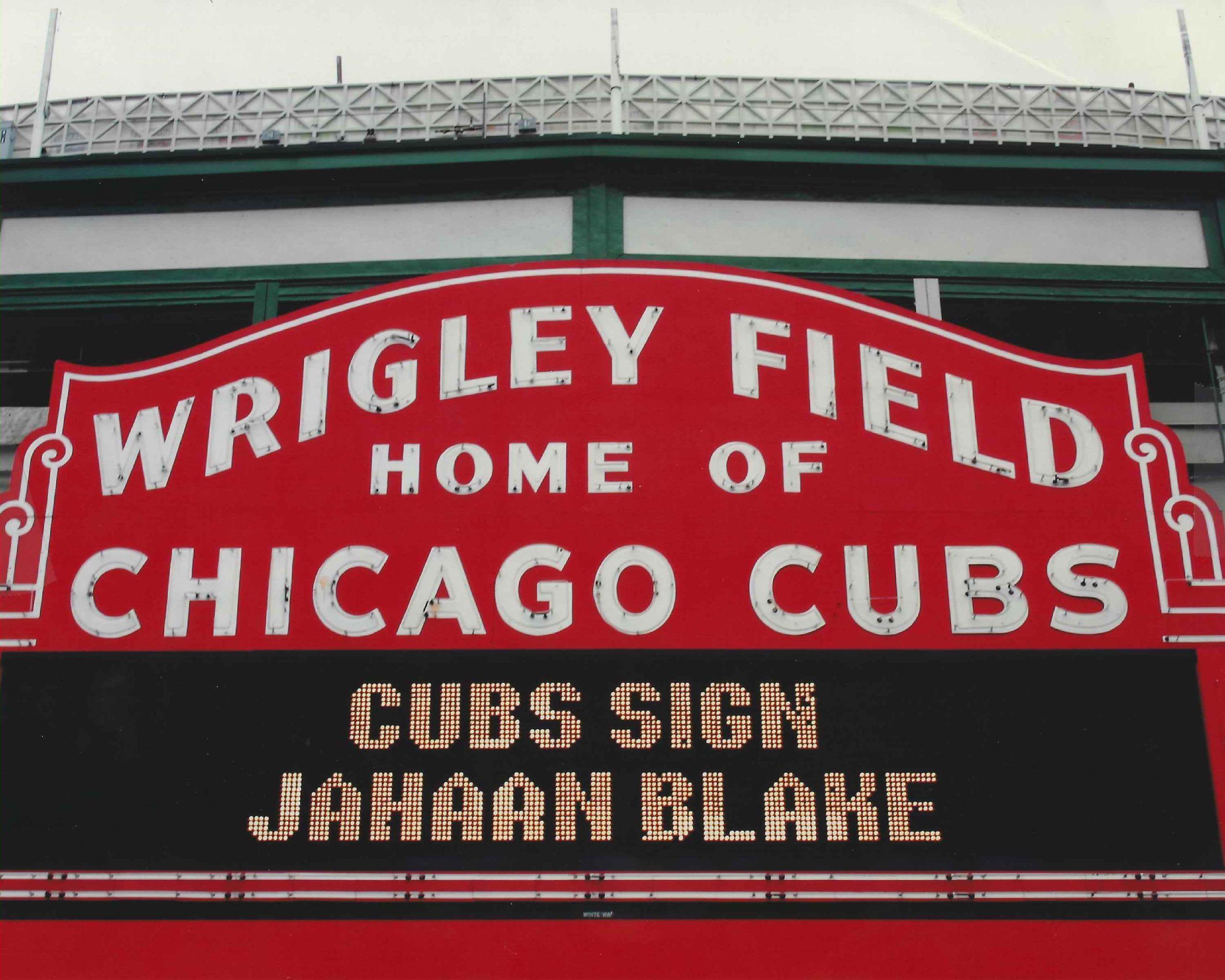 My First Day with the Chicago Cubs